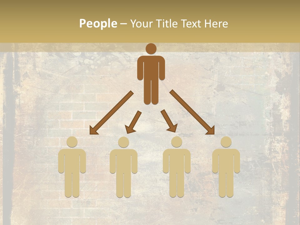 Rustic Burnt Strips PowerPoint Template