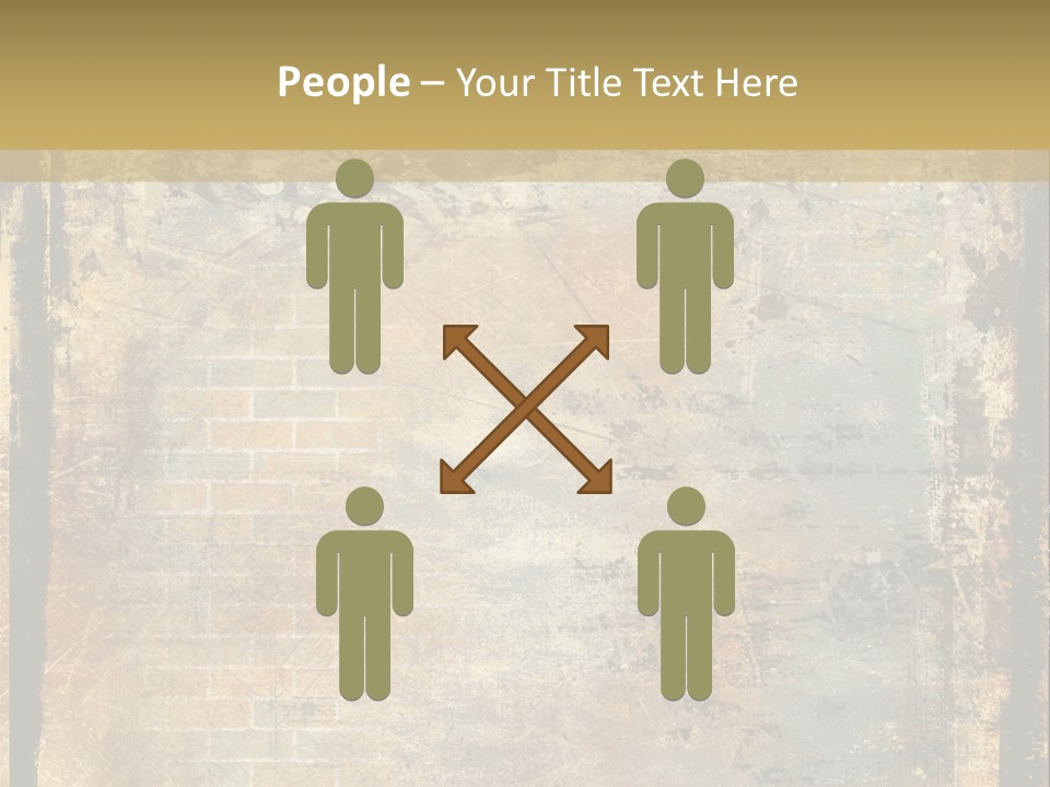 Rustic Burnt Strips PowerPoint Template