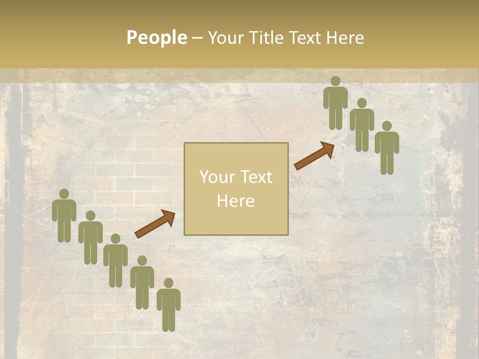 Rustic Burnt Strips PowerPoint Template