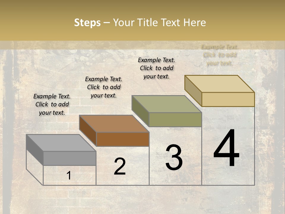 Rustic Burnt Strips PowerPoint Template