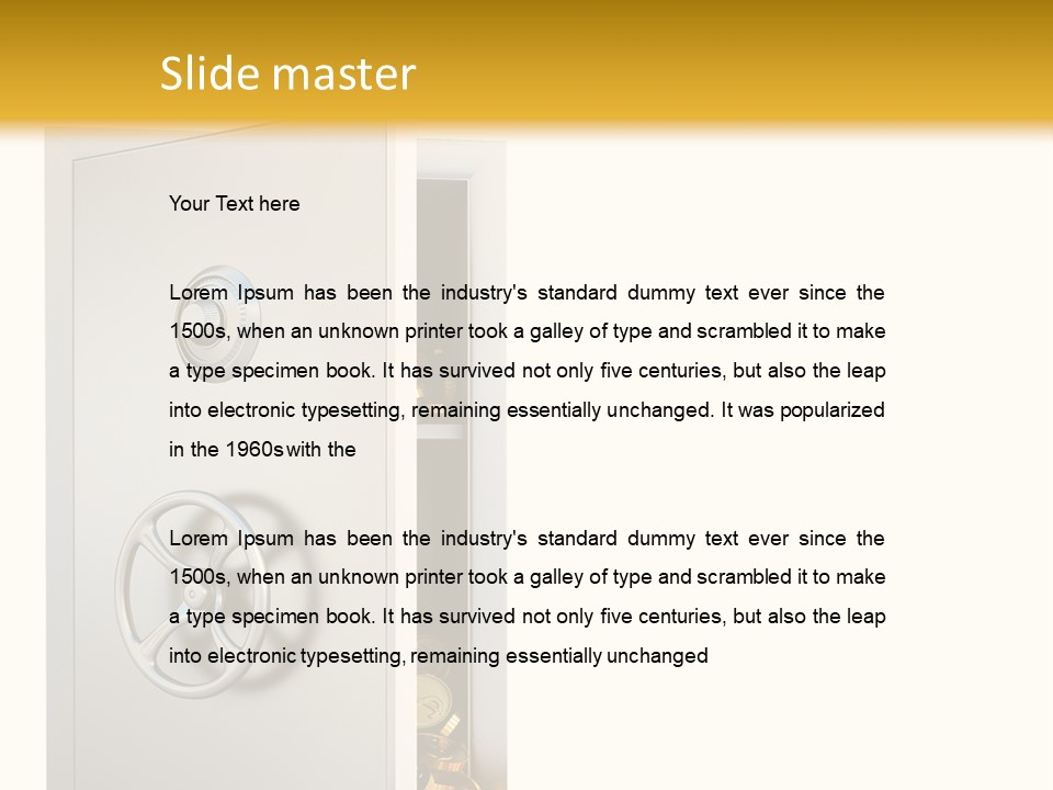 Illustration Symbol Success PowerPoint Template