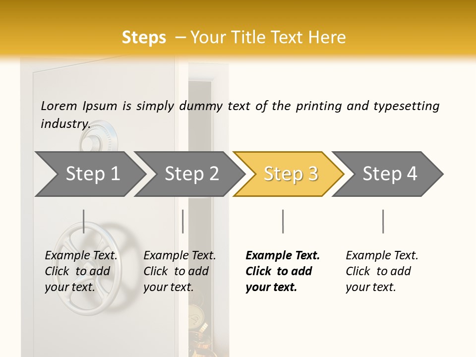 Illustration Symbol Success PowerPoint Template