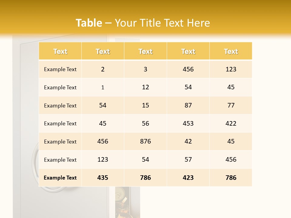 Illustration Symbol Success PowerPoint Template