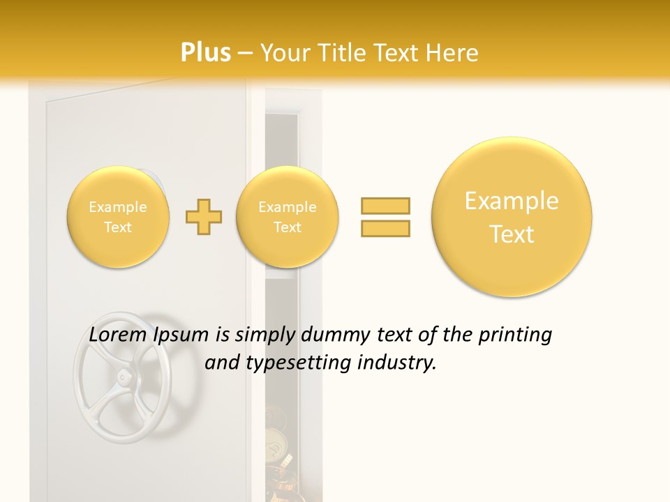 Illustration Symbol Success PowerPoint Template
