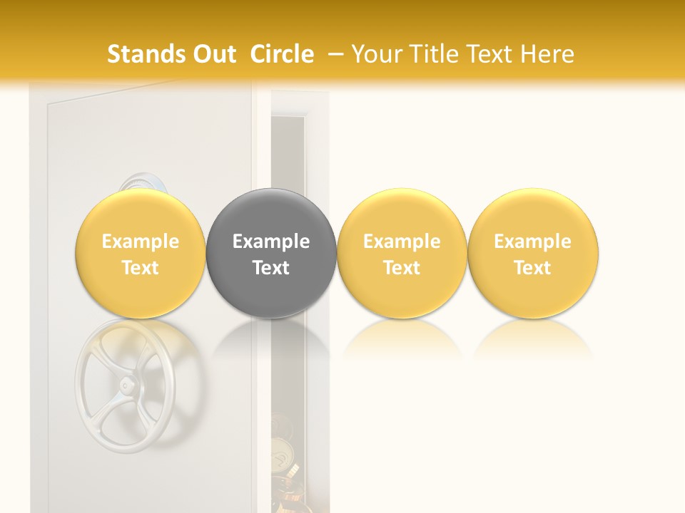 Illustration Symbol Success PowerPoint Template