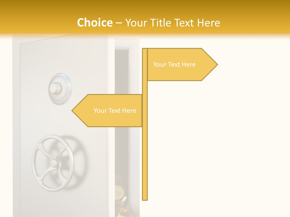 Illustration Symbol Success PowerPoint Template