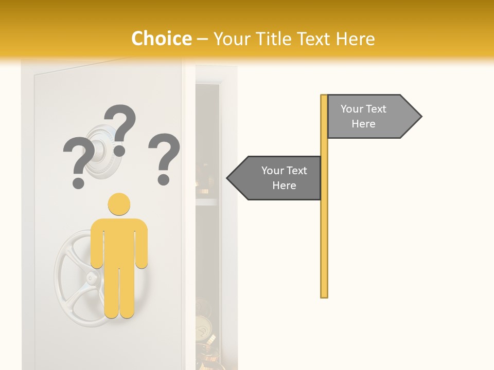 Illustration Symbol Success PowerPoint Template