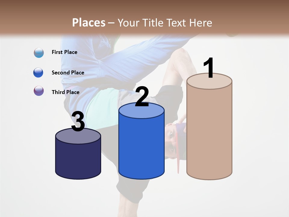 Rapper Pose Performer PowerPoint Template