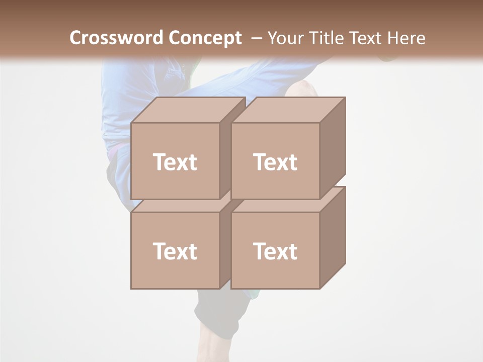 Rapper Pose Performer PowerPoint Template