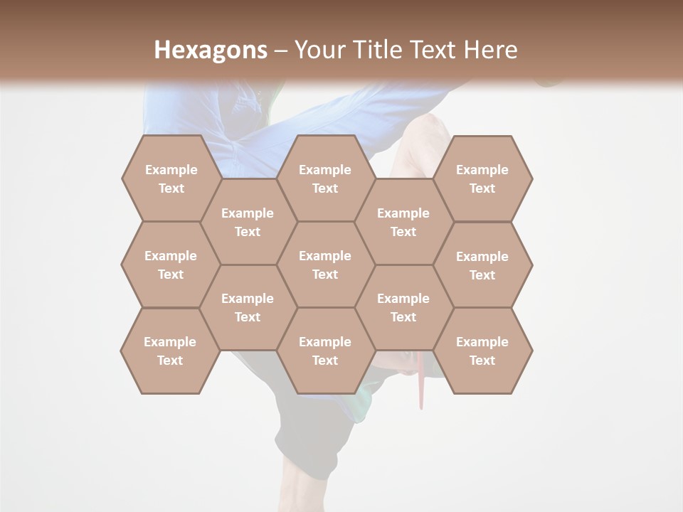 Rapper Pose Performer PowerPoint Template