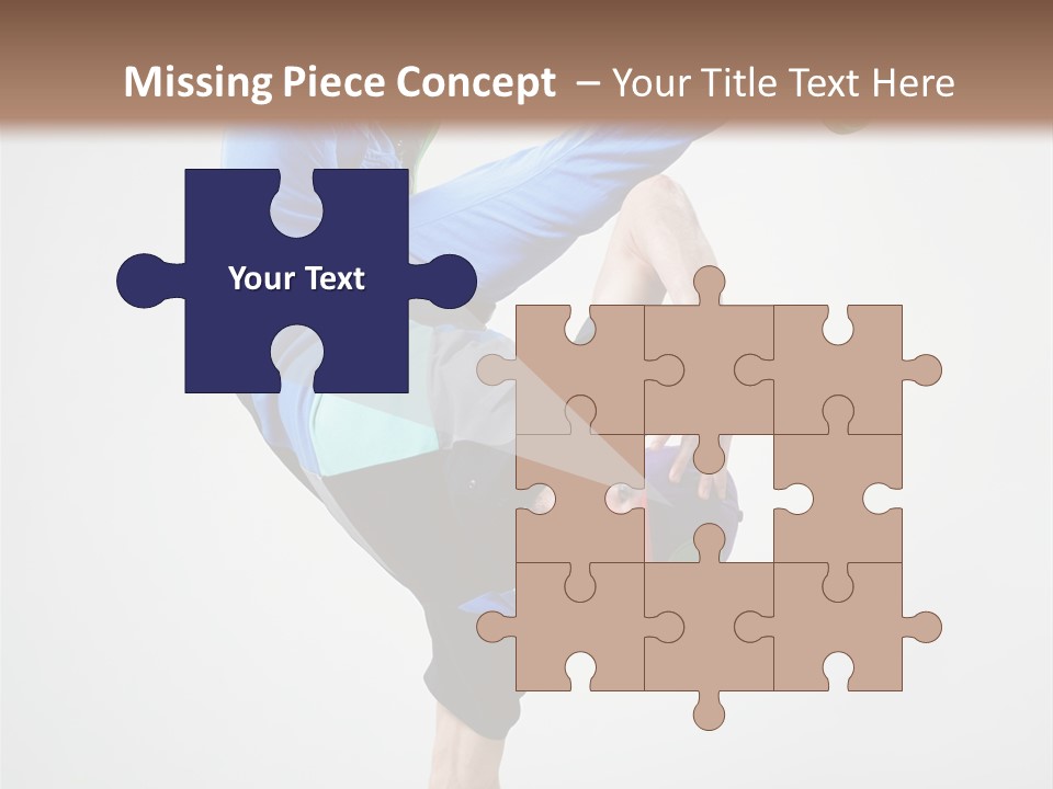 Rapper Pose Performer PowerPoint Template