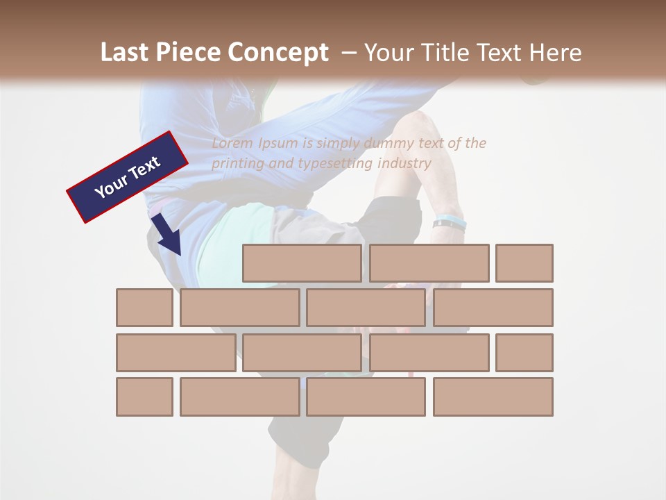 Rapper Pose Performer PowerPoint Template