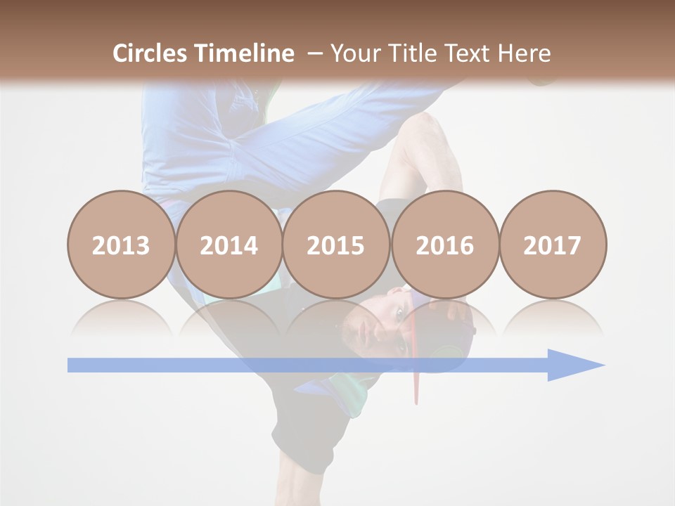 Rapper Pose Performer PowerPoint Template