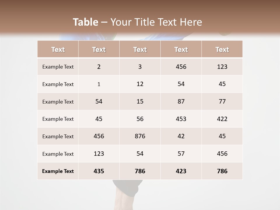 Rapper Pose Performer PowerPoint Template