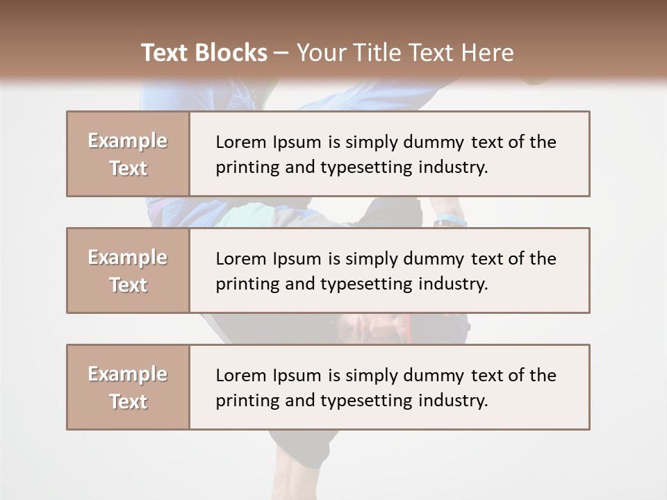 Rapper Pose Performer PowerPoint Template