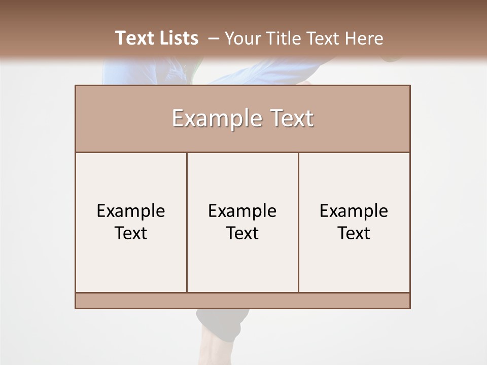 Rapper Pose Performer PowerPoint Template
