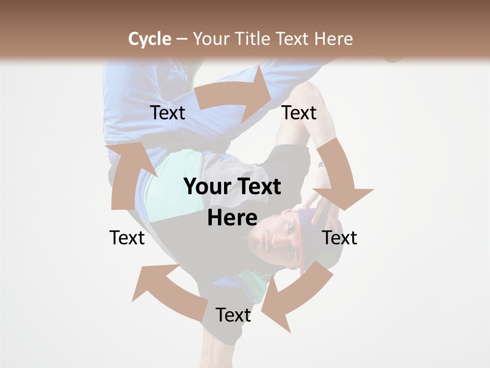 Rapper Pose Performer PowerPoint Template