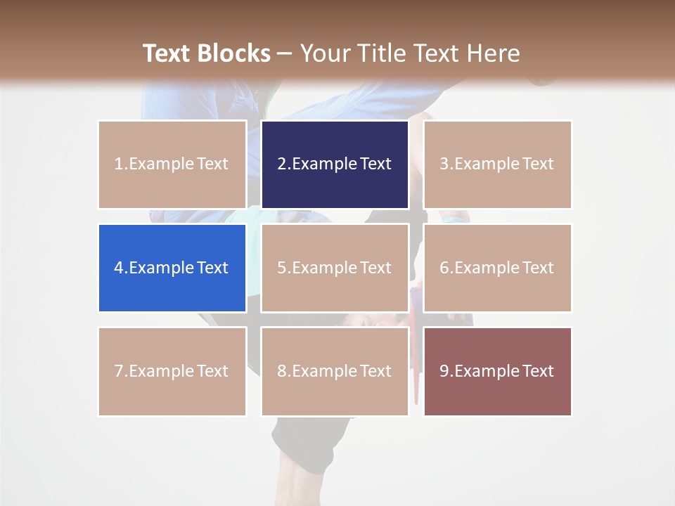 Rapper Pose Performer PowerPoint Template