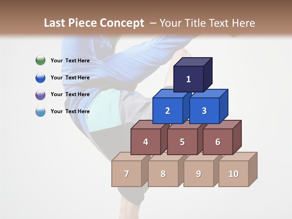 Rapper Pose Performer PowerPoint Template