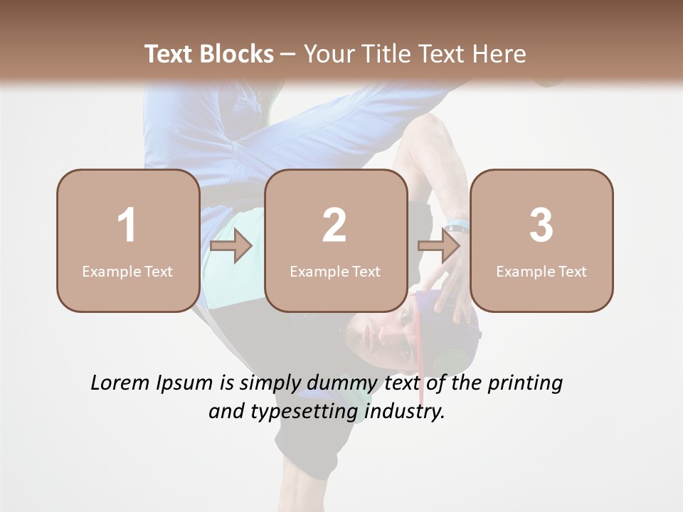 Rapper Pose Performer PowerPoint Template