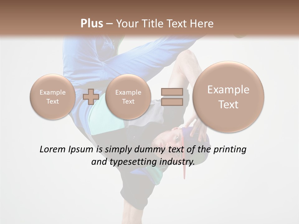 Rapper Pose Performer PowerPoint Template