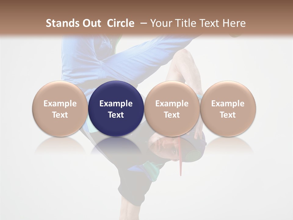 Rapper Pose Performer PowerPoint Template