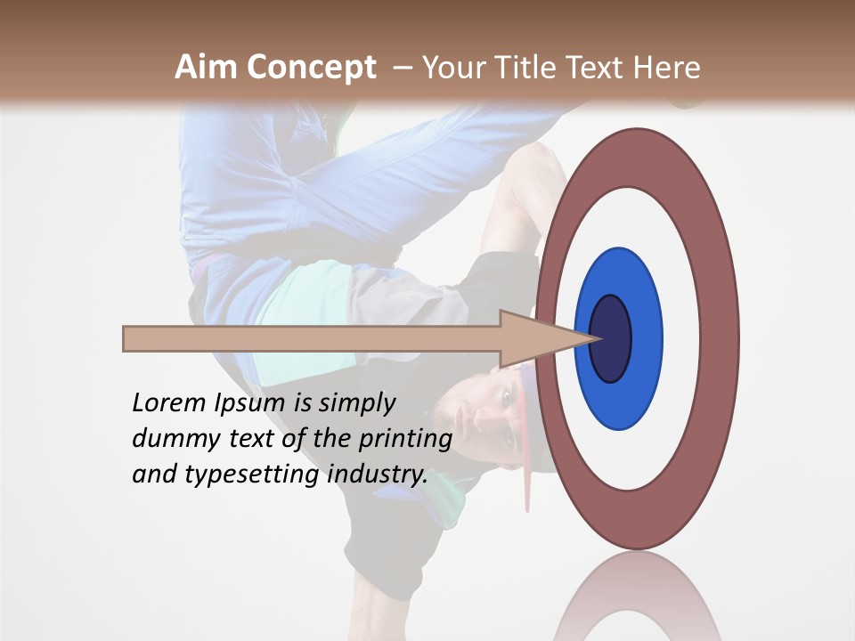 Rapper Pose Performer PowerPoint Template