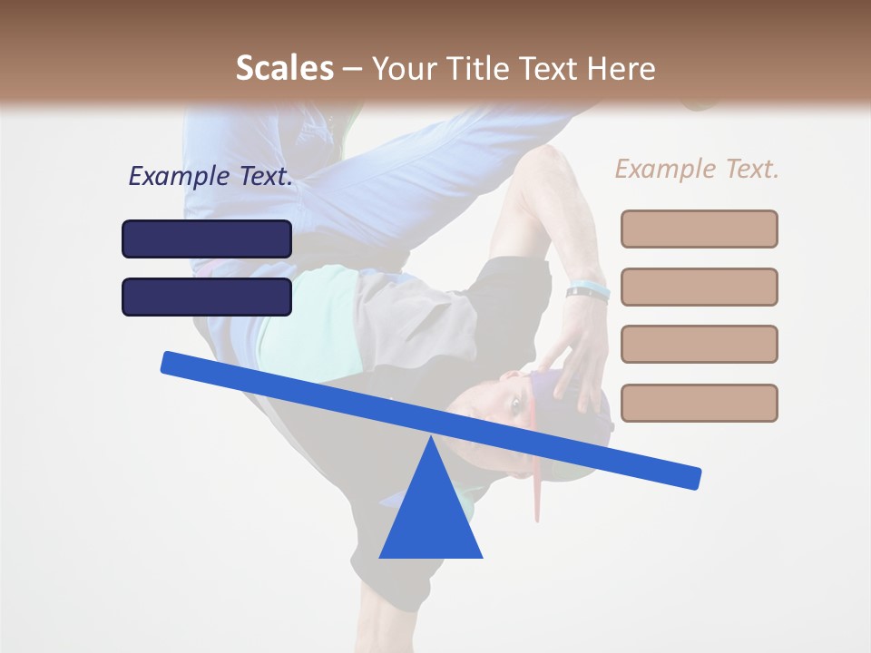 Rapper Pose Performer PowerPoint Template