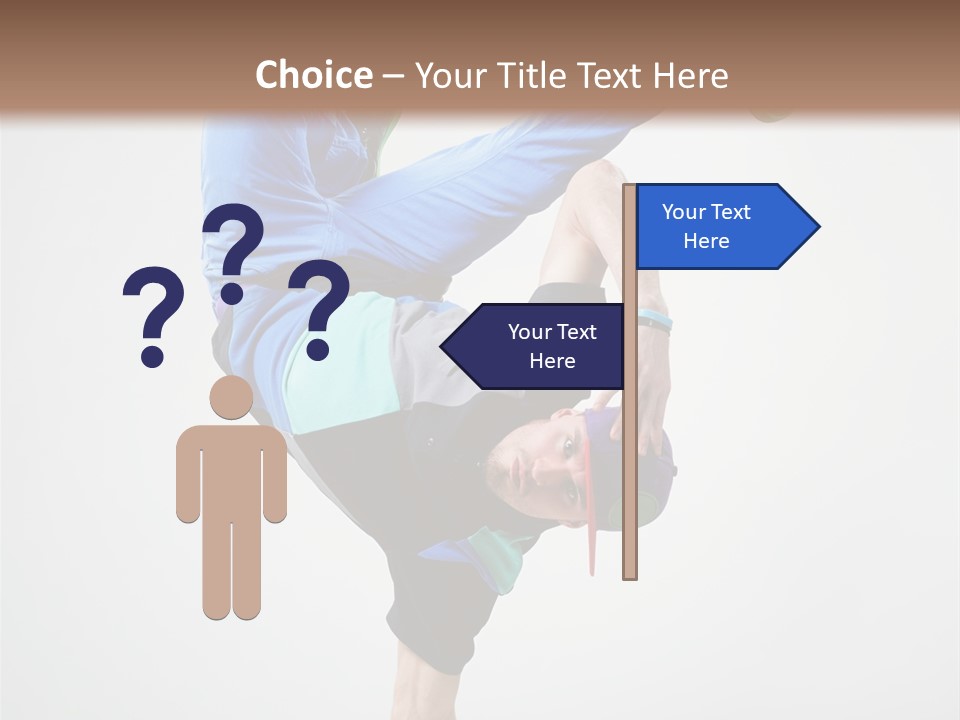 Rapper Pose Performer PowerPoint Template