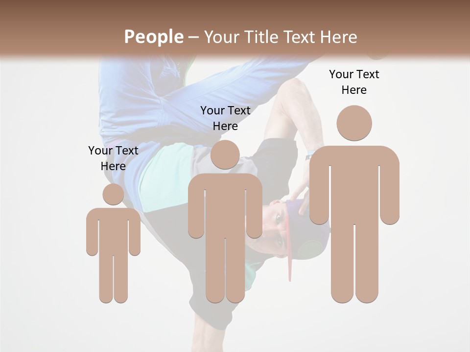 Rapper Pose Performer PowerPoint Template