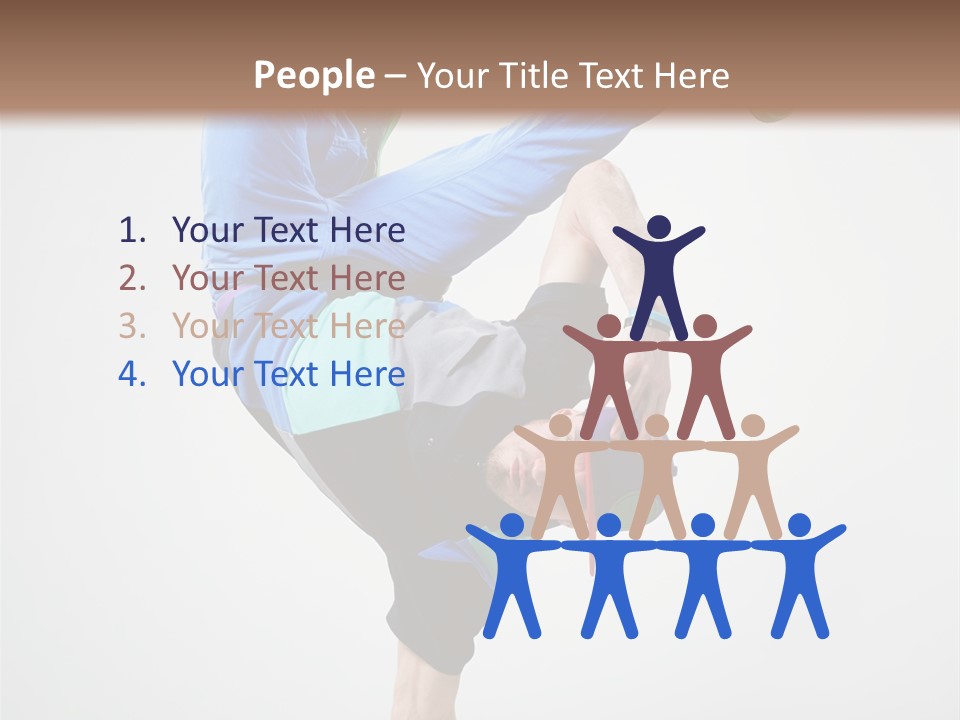 Rapper Pose Performer PowerPoint Template