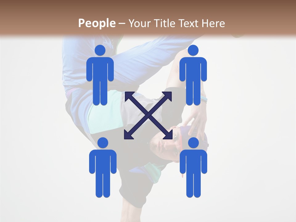 Rapper Pose Performer PowerPoint Template