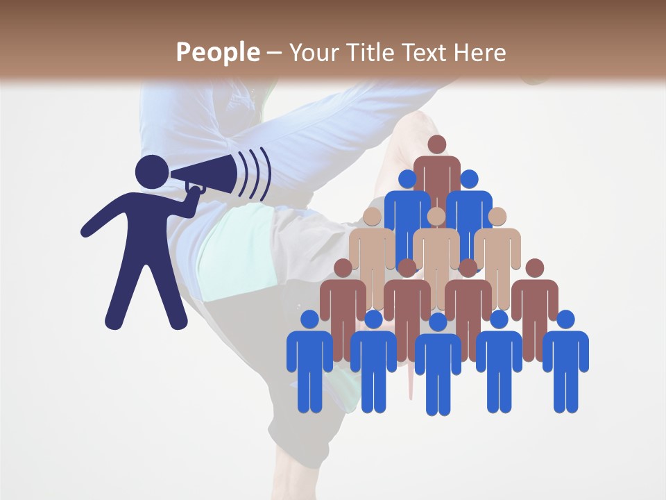 Rapper Pose Performer PowerPoint Template