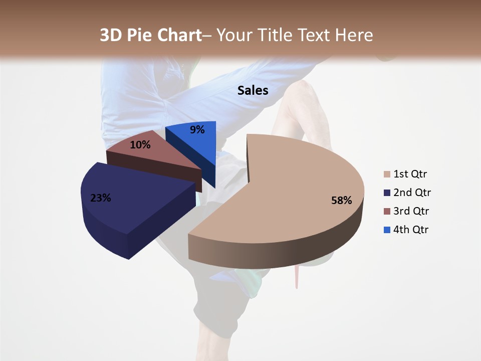 Rapper Pose Performer PowerPoint Template