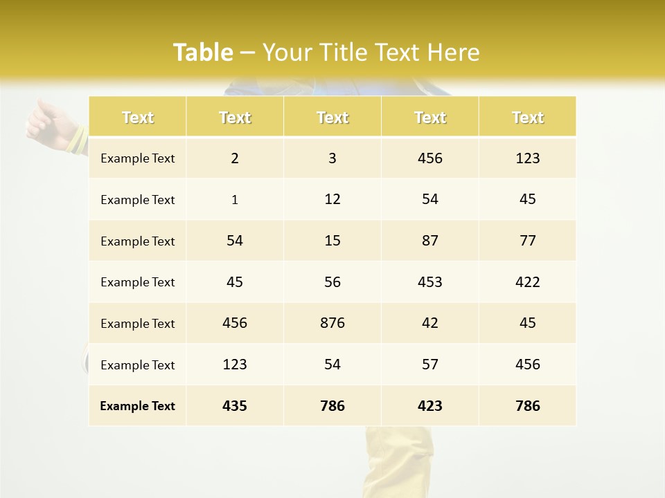 Performance Color  PowerPoint Template