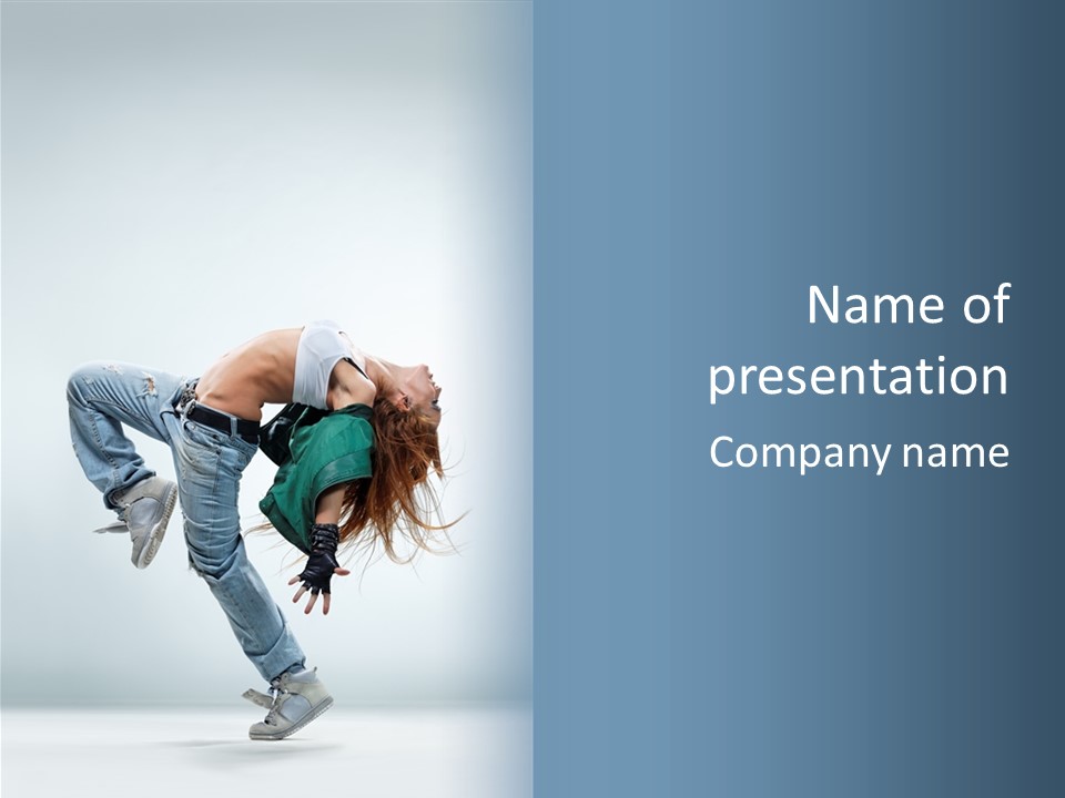 Smile Fitness Performance PowerPoint Template