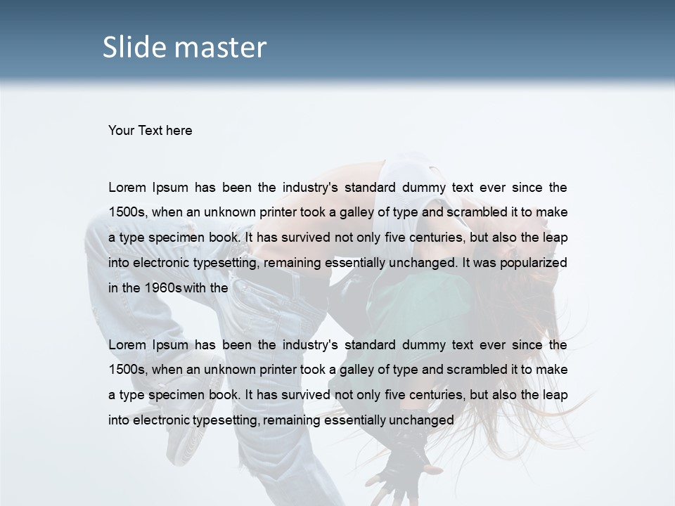 Smile Fitness Performance PowerPoint Template