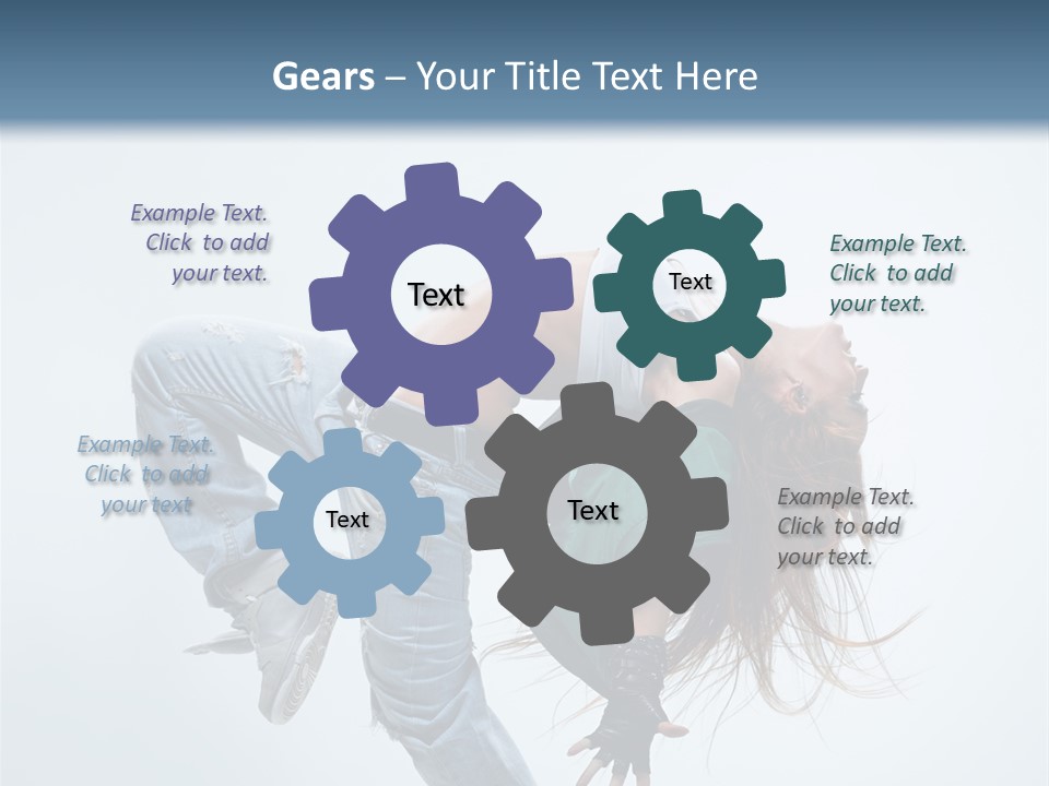 Smile Fitness Performance PowerPoint Template