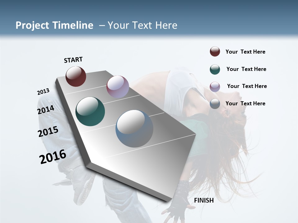 Smile Fitness Performance PowerPoint Template