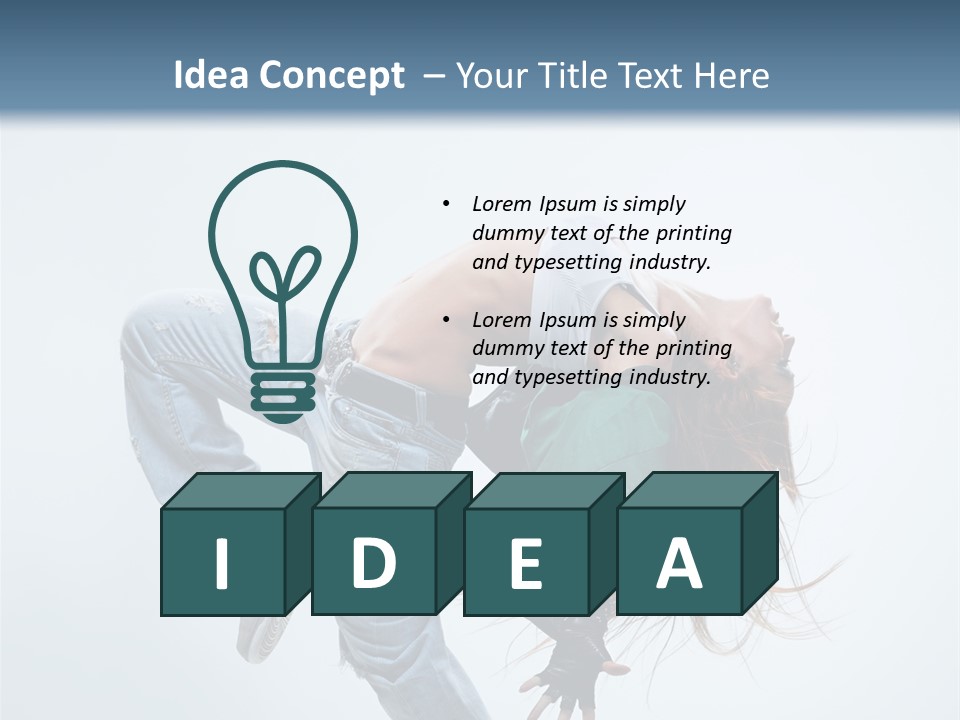 Smile Fitness Performance PowerPoint Template