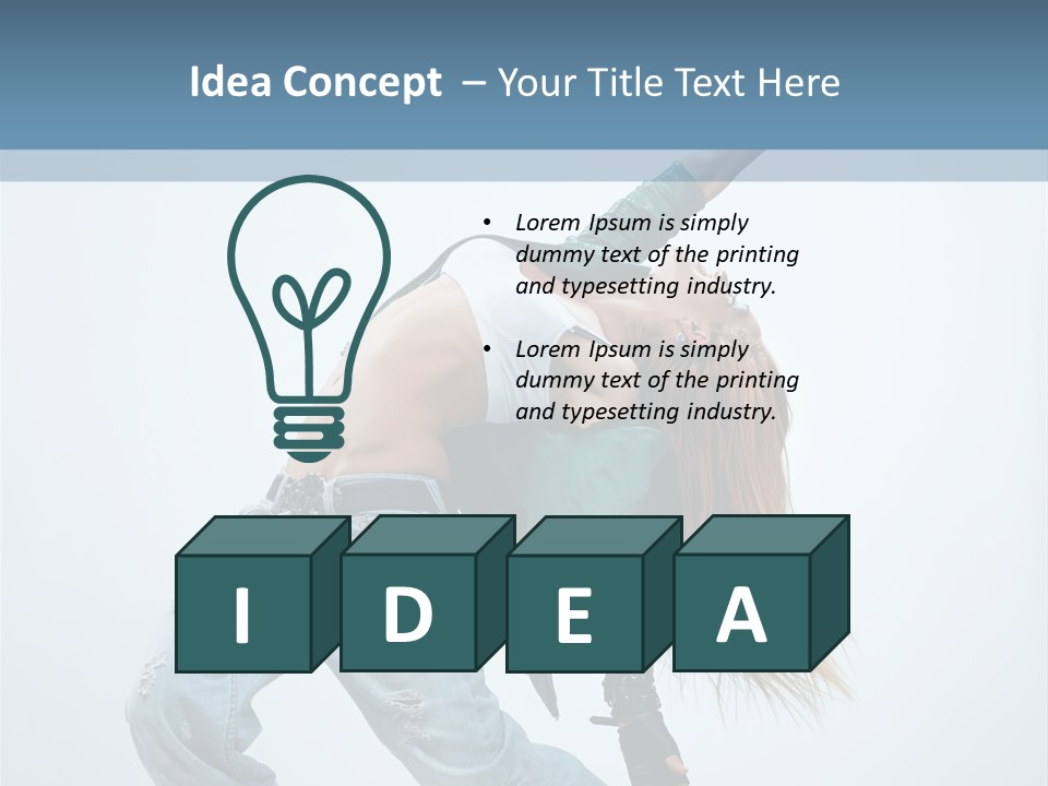 Temptation Fitness Attractive PowerPoint Template