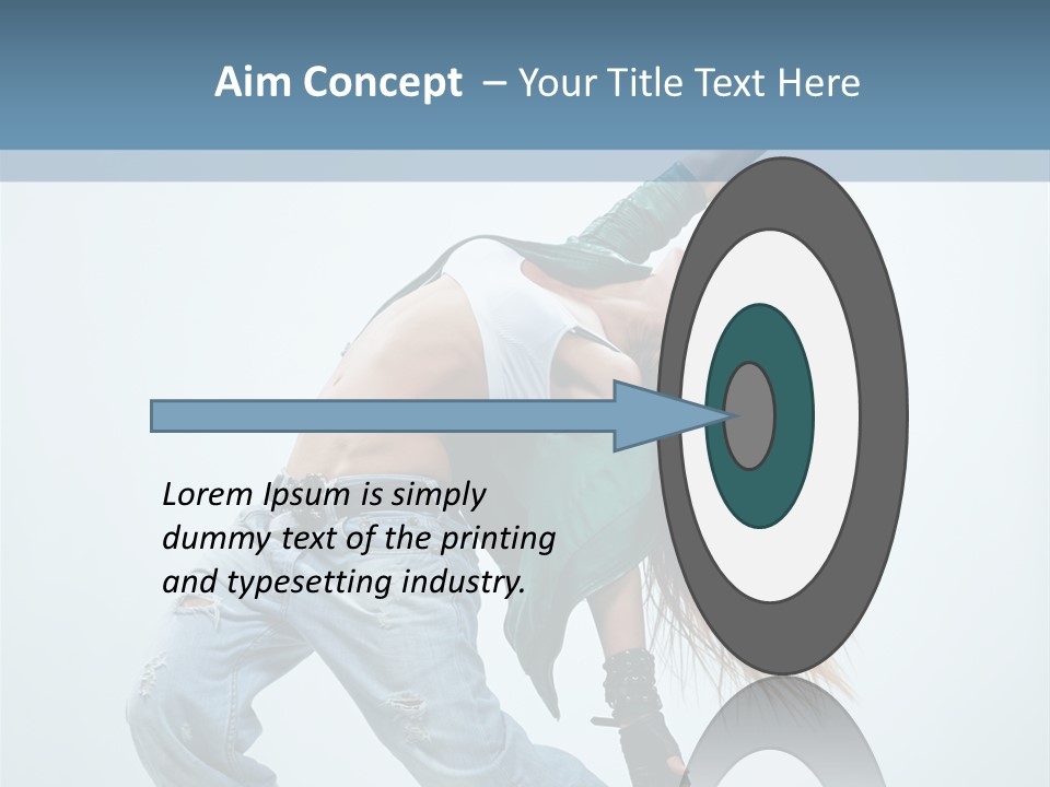Temptation Fitness Attractive PowerPoint Template