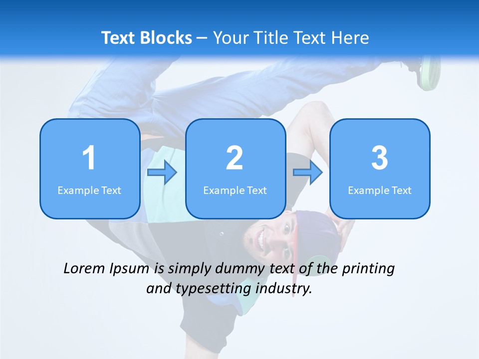 Rapper Muscular Cool PowerPoint Template