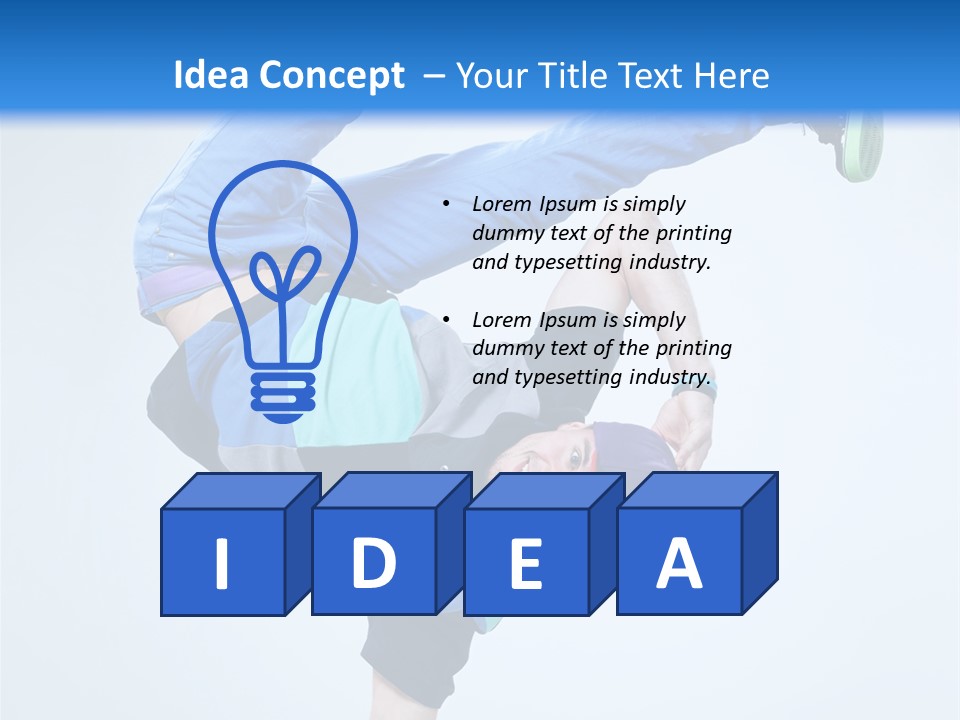 Rapper Muscular Cool PowerPoint Template