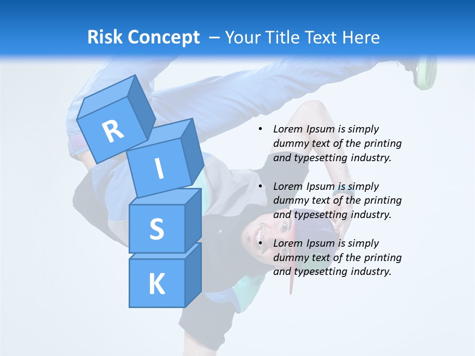 Rapper Muscular Cool PowerPoint Template