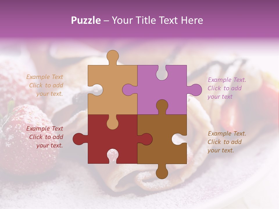 Drink Golden Baked PowerPoint Template