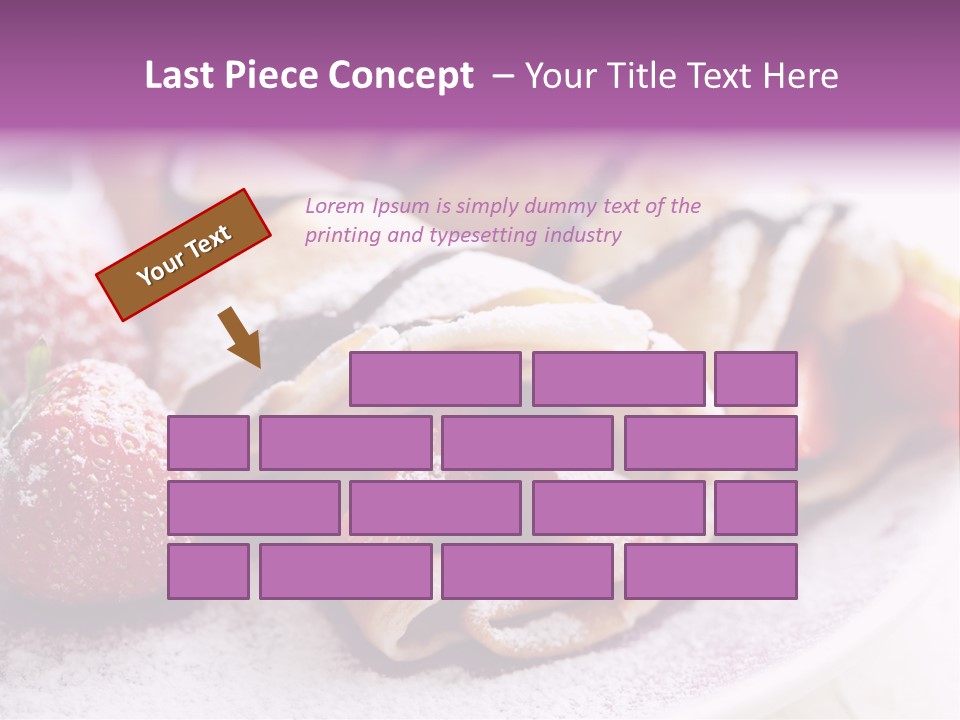 Drink Golden Baked PowerPoint Template