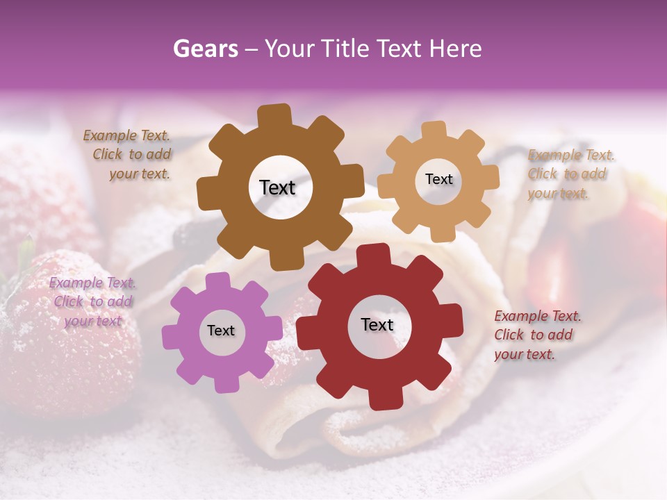 Drink Golden Baked PowerPoint Template