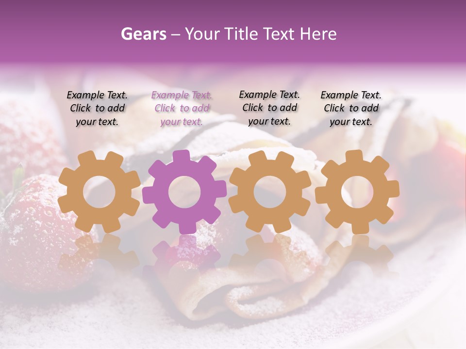 Drink Golden Baked PowerPoint Template