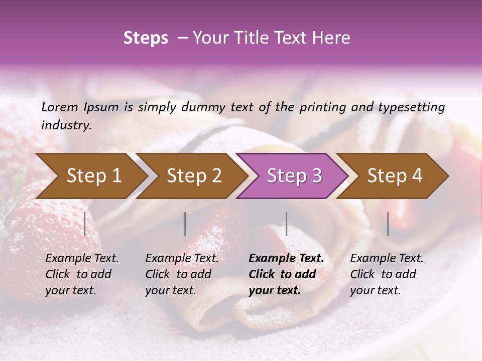 Drink Golden Baked PowerPoint Template